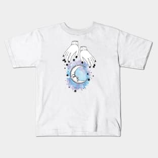 Moon Design, Moon Lovers, Moon Art, Beautiful Moon Kids T-Shirt